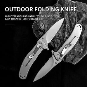 Stainless steel folding knife