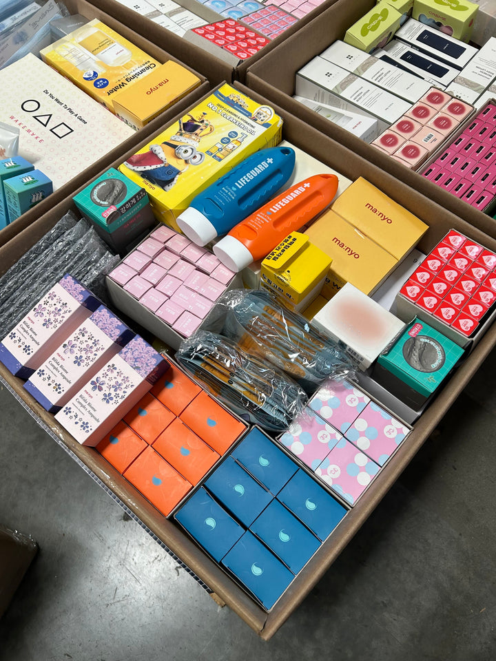 Mixed Korean Cosmetics Small Lot - 400pcs, Export Only